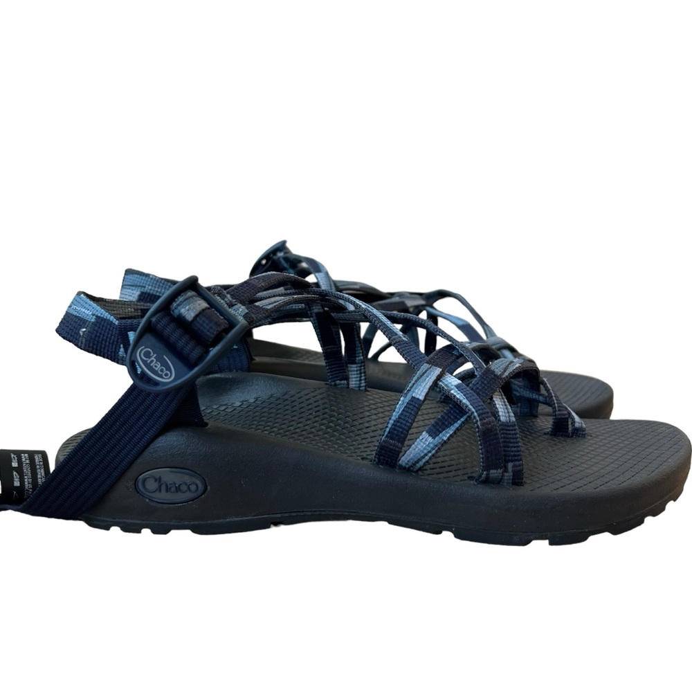 Chaco Women's Blue Strappy Sport Sandals - Picture 2 of 7